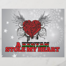 Un Kenyan robó mi corazón Tarjetones