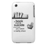 Un libro confía suicidio cuando usted mira la real Case-Mate iPhone 3 carcasas