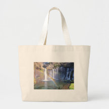 Un lugar espiritual Shiraito_water Bolsas Lienzo