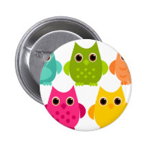 Un manojo brillante de búhos pins