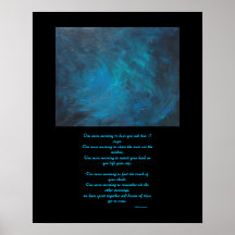 Un más poster de la poesía de la mañana