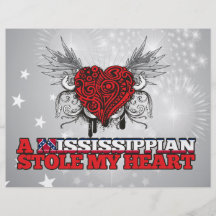 Un Mississippian robó mi corazón Flyer Personalizado