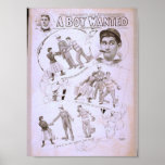 Un muchacho quiso el teatro retro impresiones
