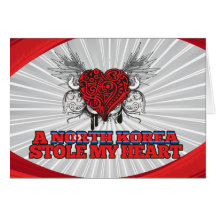 Un North Korean robó mi corazón Felicitaciones