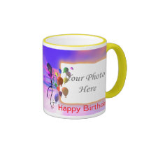 Un nuevo marco brillante del cumpleaños 2-Photo Taza De Café
