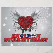 Un Ohioan robó mi corazón Flyer Personalizado