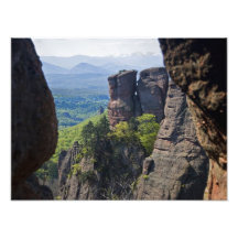 Un paseo en ruinas del castillo de Belogradchik Foto