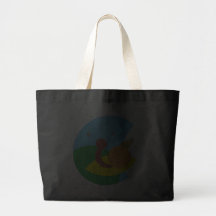 Un pequeño caracol lindo bolsa lienzo