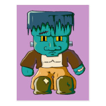 Un pequeño monstruo de Frankenstein Tarjeta Postal
