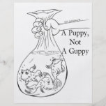 Un perrito, no un bolso del Guppy de guppies Tarjetas Publicitarias
