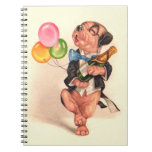 Un perro encantador del cumpleaños cuadernos