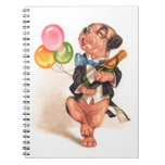 Un perro encantador del cumpleaños cuadernos