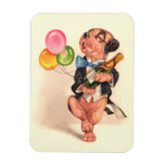 Un perro encantador del cumpleaños imanes