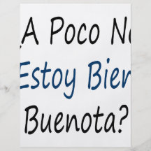 Un Poco ningún Estoy Bien Buenota Tarjeton