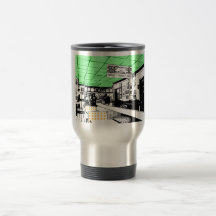 un restaurante de un cómic tazas de café
