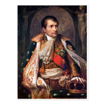 Un retrato francés hermoso del emperador de Napole Postales