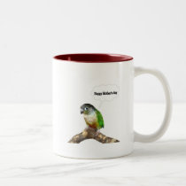 Un saludo del día de la madre de los conure tazas