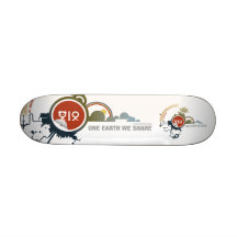 Un tablero de la tierra tablas de patinar