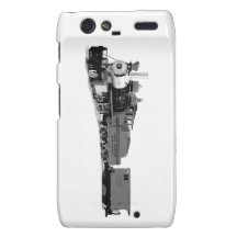 Un tren modelo del vapor droid RAZR fundas