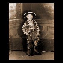 Un vaquero Tooting de arraigo posters