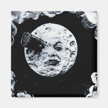 Un viaje a la luna iman de frigorífico