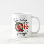 Una abuelita caliente taza de café
