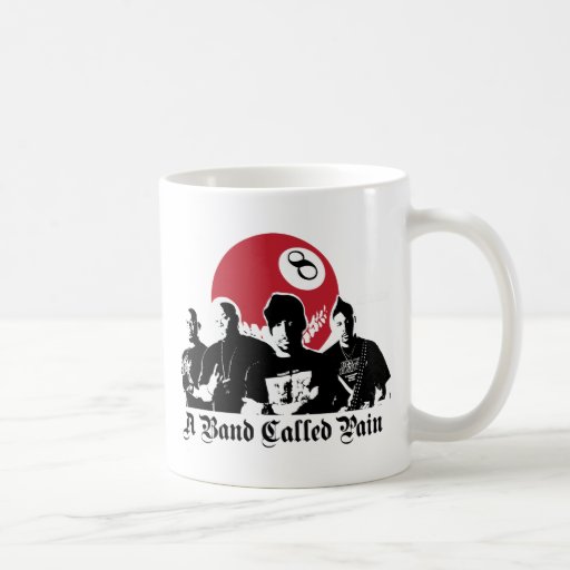 una banda llamó dolor tazas de café