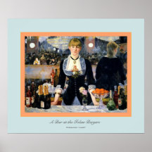 Una barra en el ~ Eduardo Manet de Folies-Bergere Impresiones