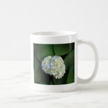 Una bola de nieve de la flor tazas de café