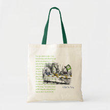 Una bolsa de asas enojada de la fiesta del té