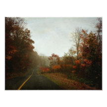 Una carretera nacional en otoño fotografías  