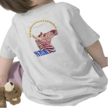 Una cebra americana camisetas