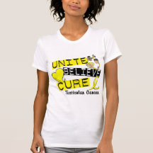 UNA CREEN al cáncer testicular de la CURACIÓN Camisetas