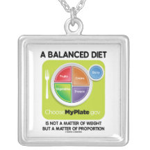Una dieta equilibrada no es materia del peso (MyPl Pendiente Personalizado