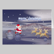 Una diversa tarjeta de Navidad linda del dibujo an tarjetas
