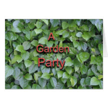 Una fiesta de jardín felicitación