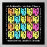 UNA GRAN CARA DE OBAMA POSTER