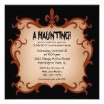 Una invitación del fiesta de Halloween que frecuen