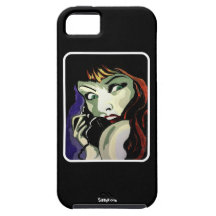 "Una llamada en caso del iPhone 5 de la noche" iPhone 5 Case-Mate Cárcasa