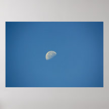 Una luna de la mañana posters
