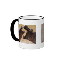 Una mañana del hipopótamo taza de café