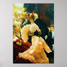 Una mujer de la bella arte del ~ de James Tissot d Poster