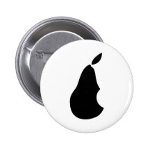 ¡Una pera con una mordedura! Pins