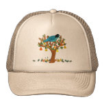 Una perdiz en un gorra del peral