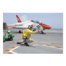 Una pistola a bordo portaaviones cojinete