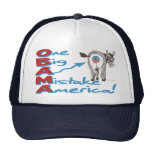 Una política grande de América del error del asno  Gorras De Camionero