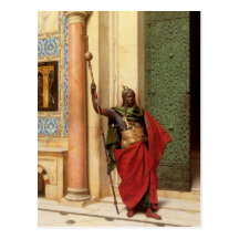 Una postal del guardia de Nubian