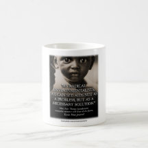 Una solución necesaria taza de café