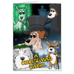 Una tarjeta de Navidad del amante del perro del vi