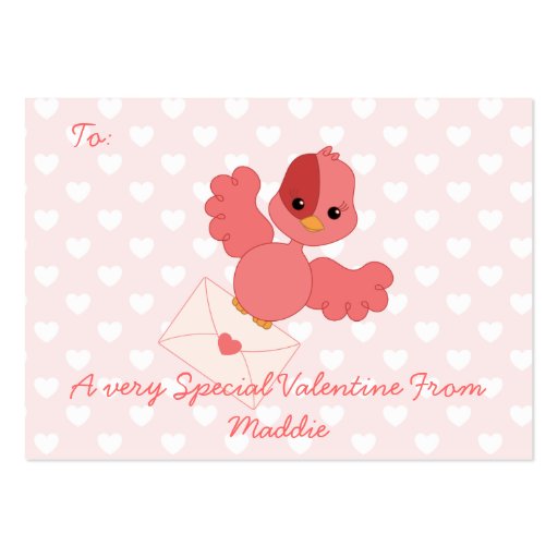 Una tarjeta del día de San Valentín muy especial Plantilla De Tarjeta Personal